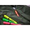 BAZIC Pen Style Fluorescent Highlighter Yellow w/ Cushion Grip (4/Pack)